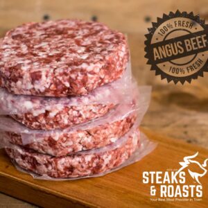 U. S. Old Fashioned 100% Angus Burger Patties <br> (Unseasoned)