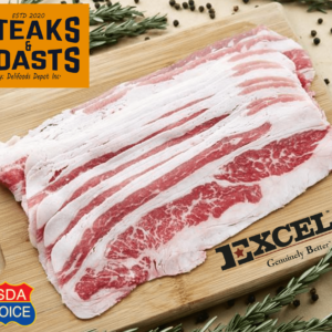 Premium Usamgyeop, Beef Belly (Unseasoned) <br> USDA Choice Grade