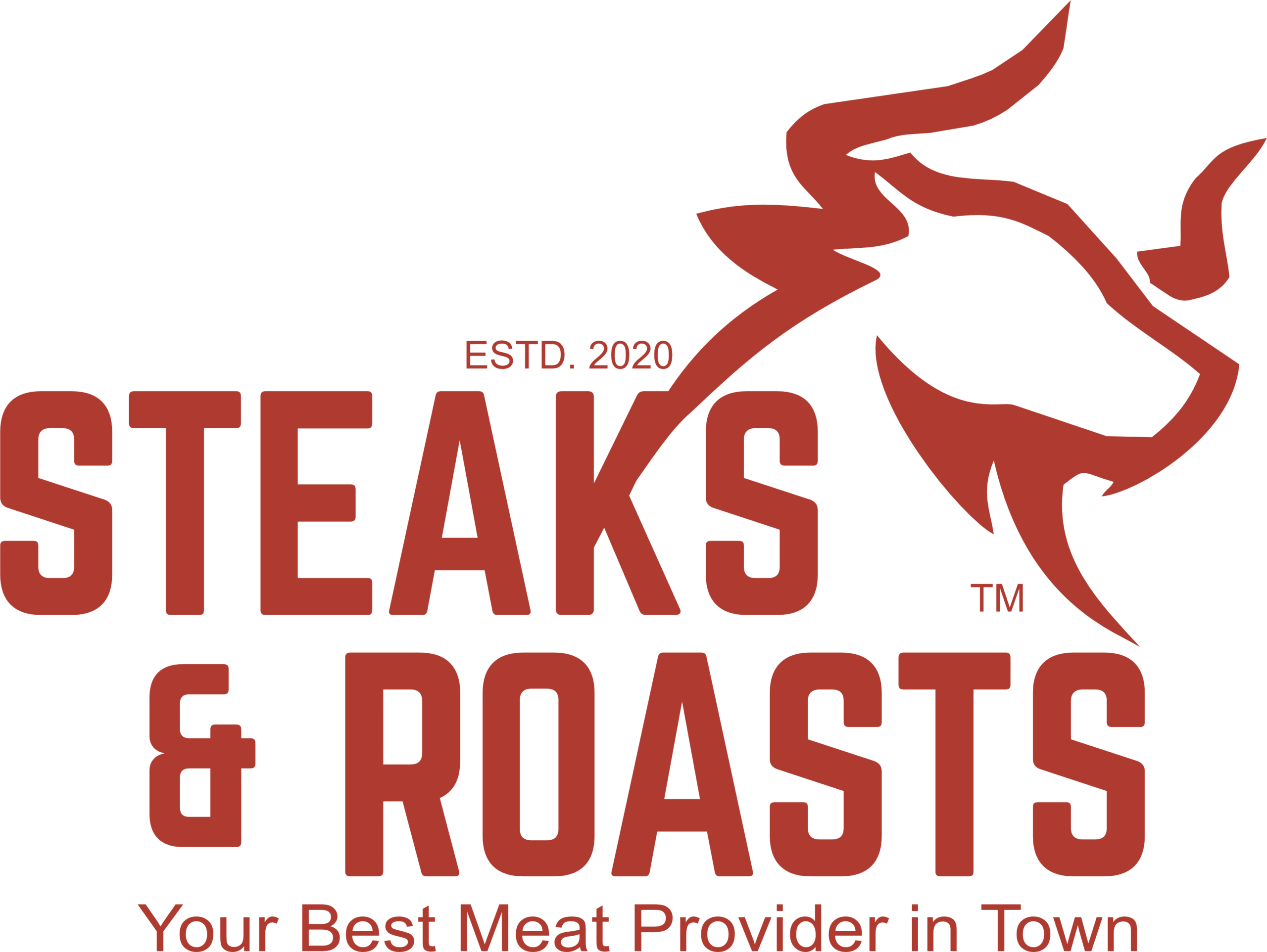 Steaks & Roasts May 2025 Logo - All Red-min