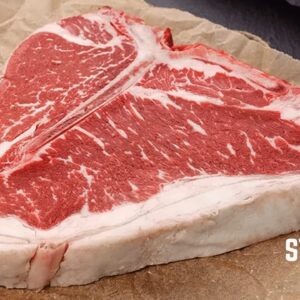 Black Angus Porterhouse Steak <br> USDA Choice, Grain-fed Beef