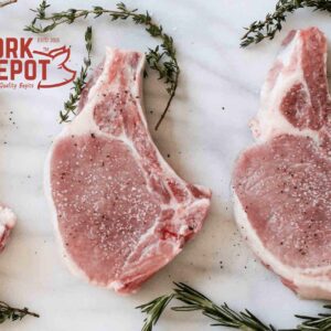 Pork King Henry Chop, Bone-in Skin-On