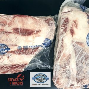 Premium Black Angus Boneless Short Ribs <br> Upper 2/3 Choice, Grass-raised Grain-finished