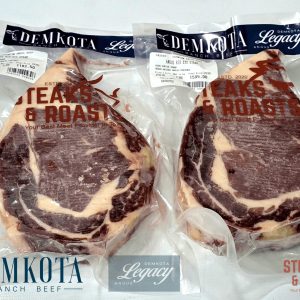 Black Angus Rib Eye Steak <br> USDA Choice, Grass-raised, Corn-finished