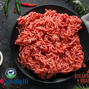 Premium Minced Beef Tenderloin <br> BBQ 3 Star Rating, 100% Grass-fed Beef