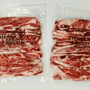 Premium Black Angus Karubi (Yakiniku BL Short Ribs) <br> Upper 2/3 Choice, Grass-raised Grain-finished